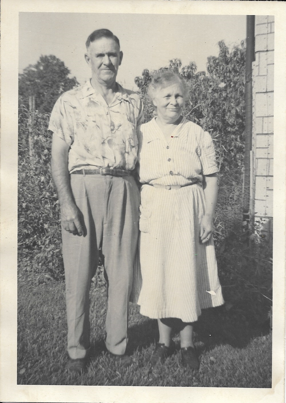 My great-grandmother Idella with her husband Harold