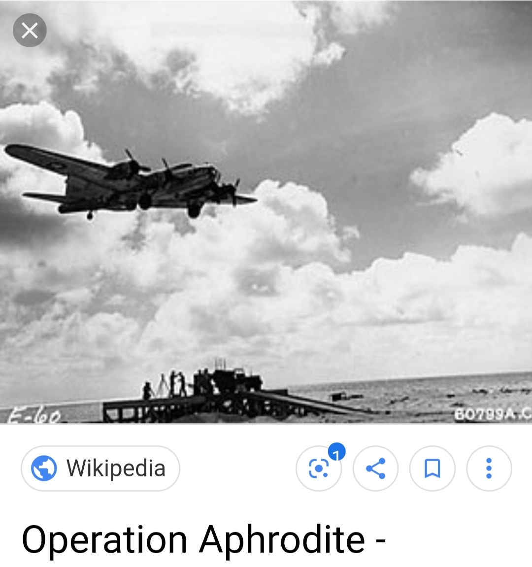 Stock Photo of Operation Aphrodite, Courtesy of WIkipedia
