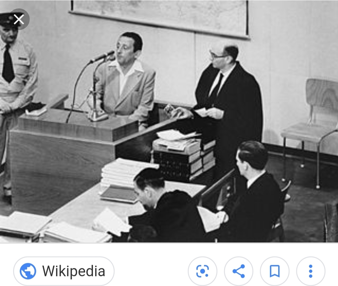Henryk testifying at the Eichmann trial in 1961