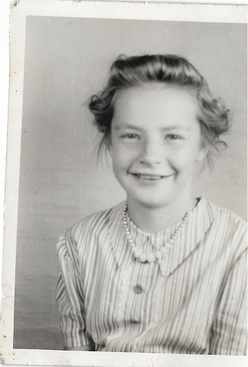 This photo depicts my grandmother when she was a young girl.