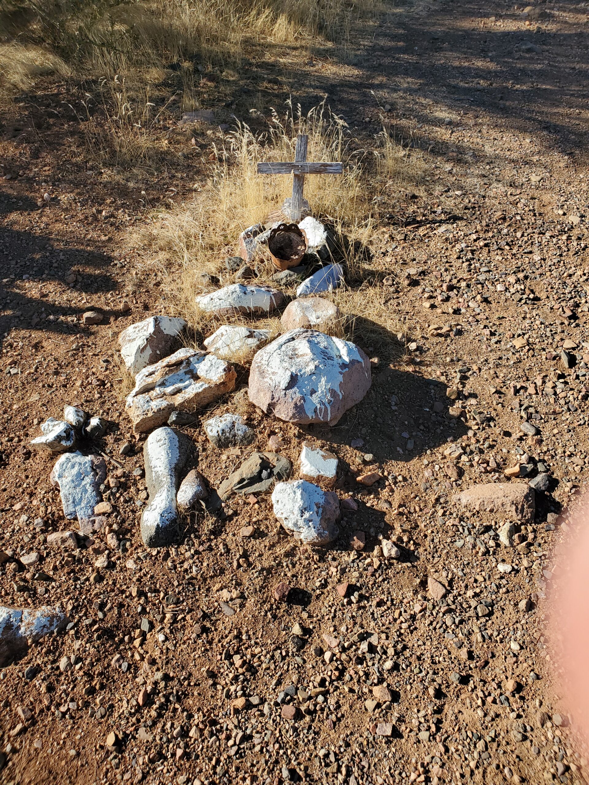 Marked with a cross, Historic Pinal