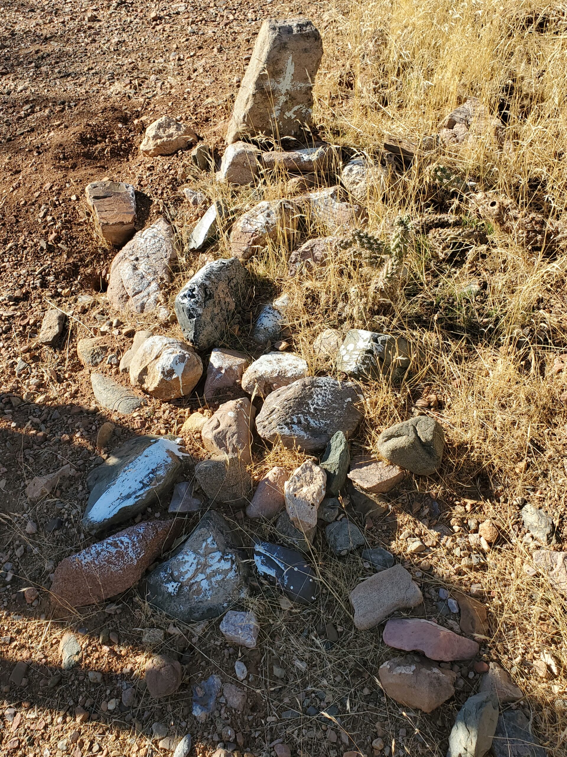 One of the graves at Historic Pinal