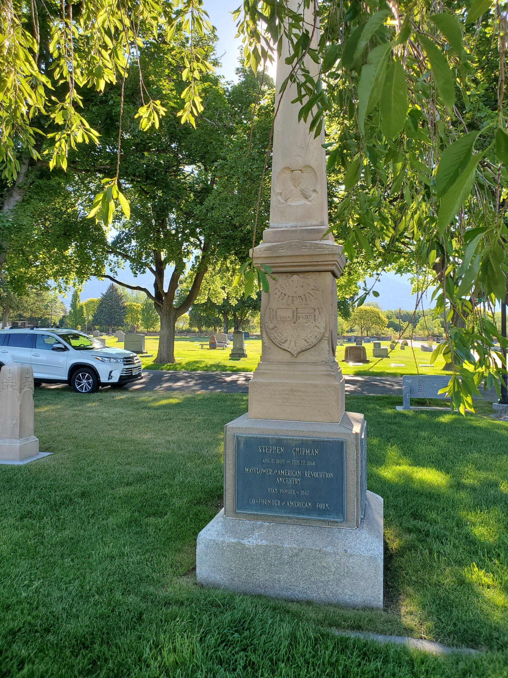 Another side of the Chipman Monument