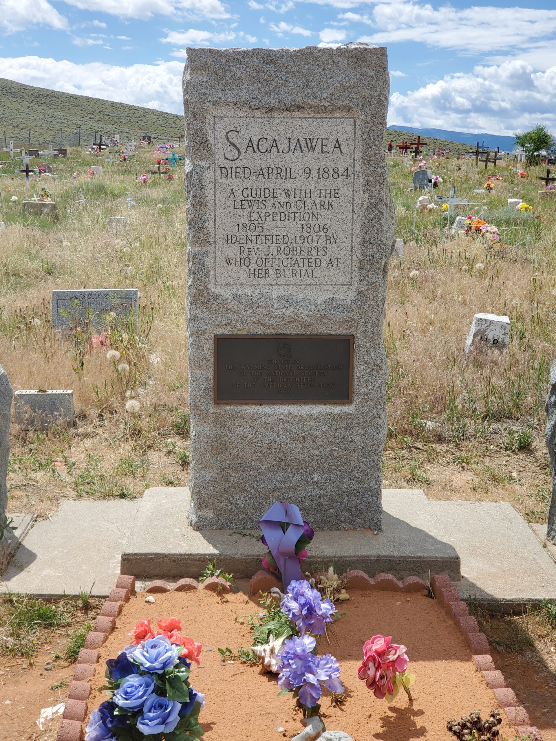 The monument to Sacagawea