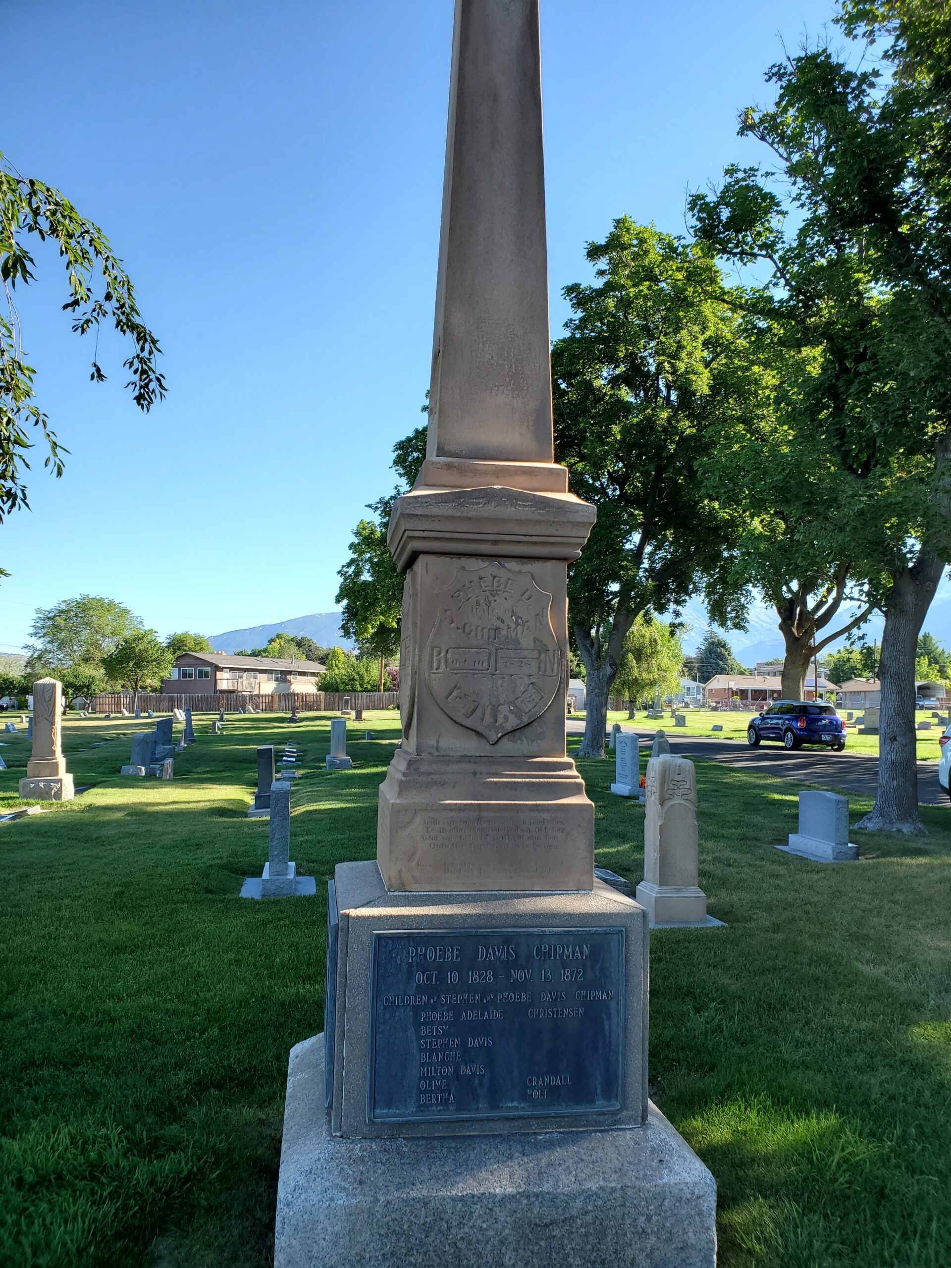 The third side of the Chipman Monument
