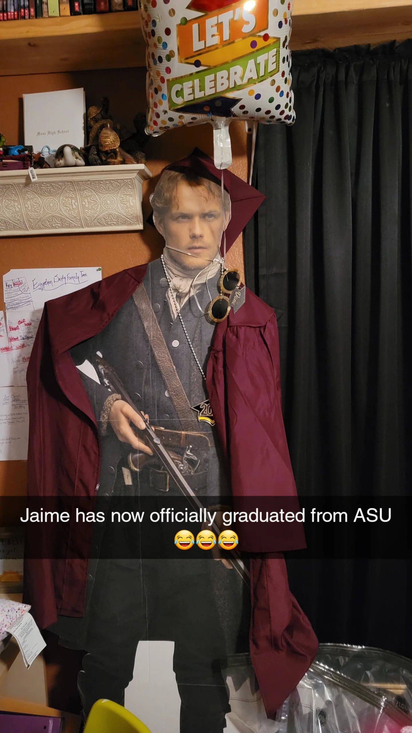 Jamie in Grad Gear