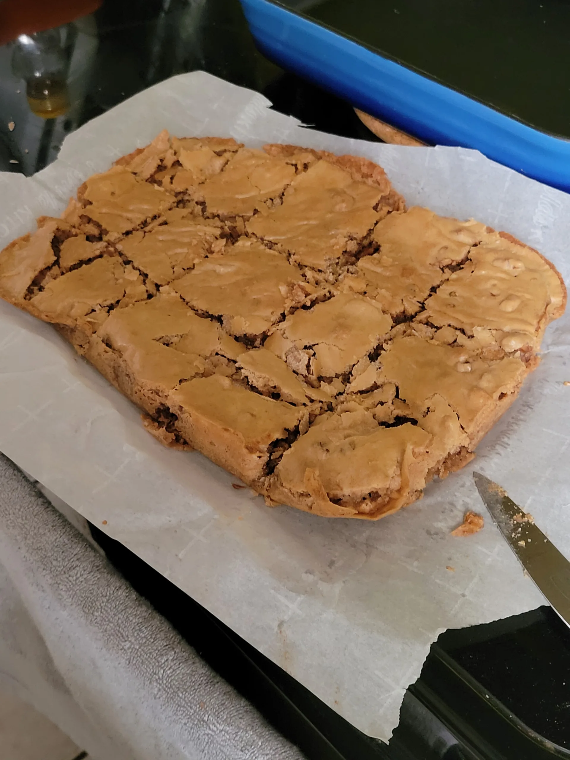 Cutting the Brownies into Bars