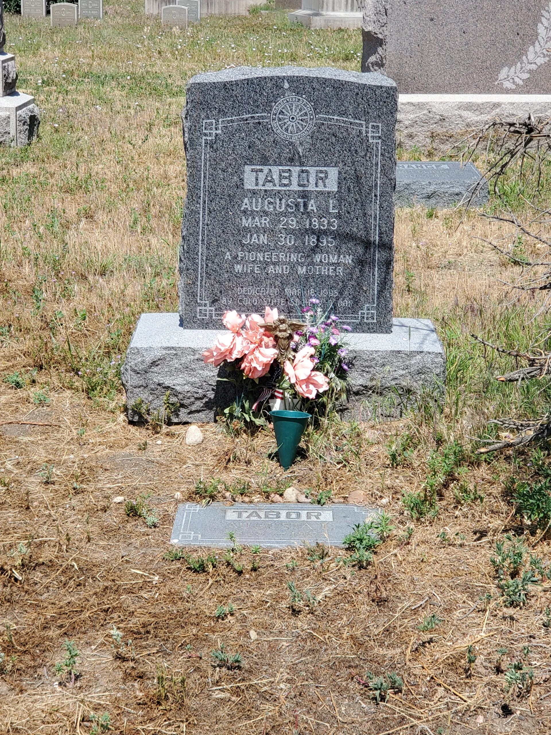 Augusta Tabor grave