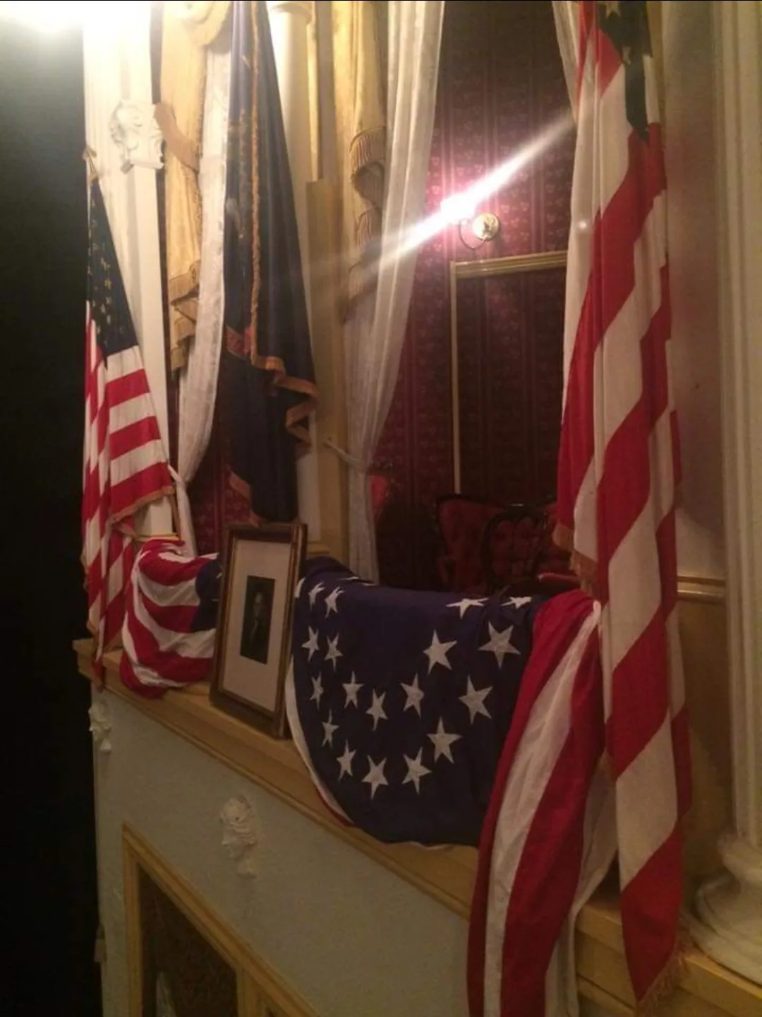 The Presidential Box at Ford's Theater